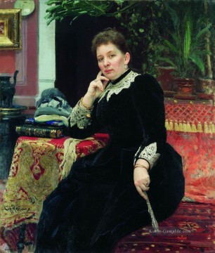 Porträt des Philanthropen olga sergeyevna aleksandrova heinz 1890 Ilja Repin Ölgemälde